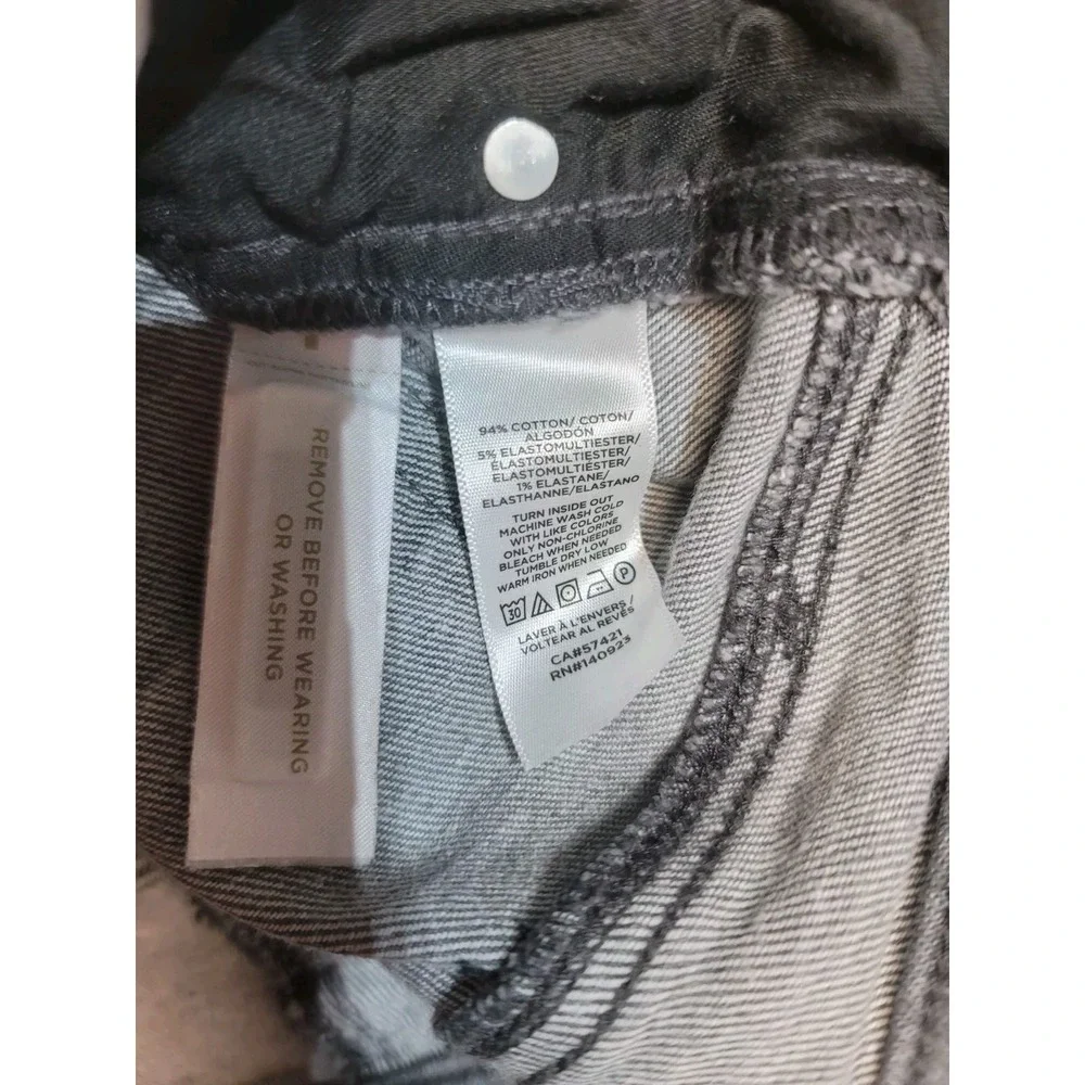 LOFT‎ Gray The Skinny Button Fly Jeans Women's 10/30